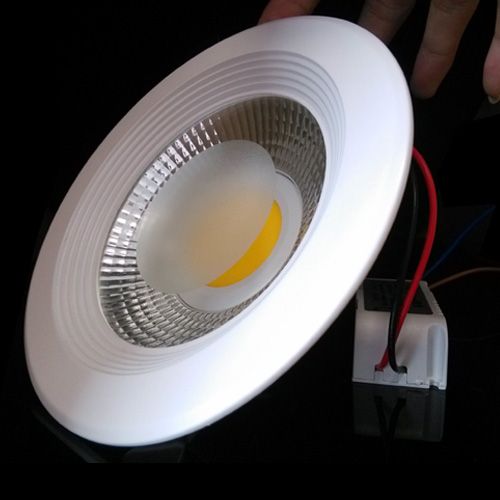 God kvalitet COB 20W 1 * 20 Watt LED-downlights 6,5 tums försänkta lampor med strömförsörjning / förare Fixture takskåpsljus + CE RoHS SAA UL