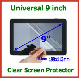 lcd screen protectors UK - 20pcs Universal LCD Screen Protector Protective Film 9 inch NOT Full-Screen Size 199x113mm for Tablet PC GPS Mobile Phone