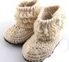 2016 new knit boots crochet baby booties (0-12) M toddler shoes winter snow boots 6 colors 6 pairs/lot