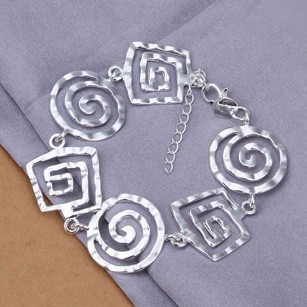 Fashion jewelry / 925 silver fashion bracelet about 8inch, free shipping,factory price, CH324-image-170753968