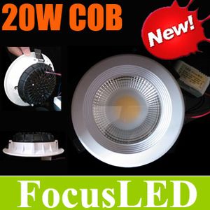 Dobra jakość COB W Wat LED Downlights calowe Lampy wbudowane z zasilaniem Driver Colding Szafy Sufitowe Lights CE RoHS SAA UL