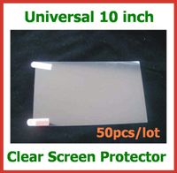 Wholesale 50pcs Clear Screen Protector Guard Film inch NOT Full Screen Size x125 mm No Retail Packaging for GPS Tablet PC Phone
