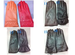 women ladies real Leather gloves leather GLOVE gift accessory mixed 12 pairs/lot #3172