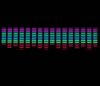 45 cm * 11 cm Kolorowe Flash Naklejki Samochodowe Muzyka Rytm LED El Arkusz Lampa Sound Music Aktywowany Korektor Samochód Naklejki