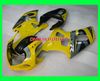 Kit de carénage pour SUZUKI GSXR600 750 GSXR 600 K1 01 02 03 GSXR 750 2001 2002 2003 Ensemble de carénages jaune noir SX55