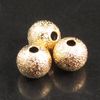 Beadsnice stardust beads brass 10mm round matte loose beads wholesale unique jewelry free shipping ID 25452