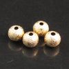 Beadsnice stardust beads brass 10mm round matte loose beads wholesale unique jewelry free shipping ID 25452