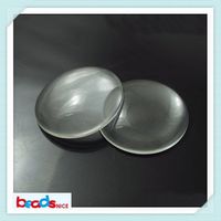 BeadSnice ID12255 DIY Sieraden van 25x25x6mm Domed Clear Glass Fit 25mm Hanger trays Clear vergrootglas Cabochon