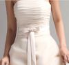 New Hot Sale Sexy Sweetheart Coral Knee Length lace-up Ruffles Organza Bridesmaid Dresses