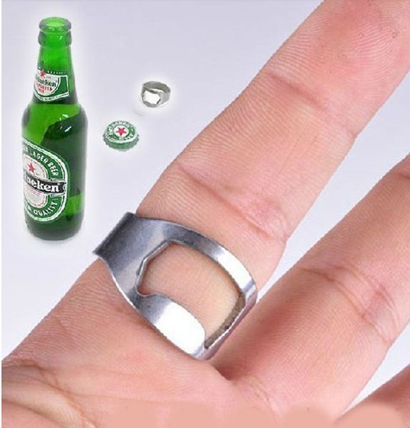 

20шт мужская пиво палец открывалка из нержавеющей стали кольца Оптовая мода ювели