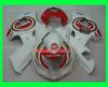 Kit de carenado de motocicleta para SUZUKI GSXR600 750 K4 04 05 GSXR 600 GSXR 750 2004 2005 ABS rojo blanco carenados set SF03