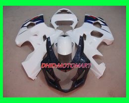 Motorcycle Fairing kit for SUZUKI GSXR600 750 K4 04 05 GSXR 600 GSXR 750 2004 2005 ABS White blue Fairings set SF24