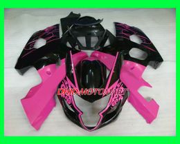Motorcycle Fairing kit for SUZUKI GSXR600 750 K4 04 05 GSXR 600 GSXR 750 2004 2005 ABS Pink black Fairings set SF25