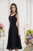 30% off Simple Short Bridesmaid Dresses Sweetheart Black Tea-Length Chiffon Prom Dresses Bridesmaid Dress