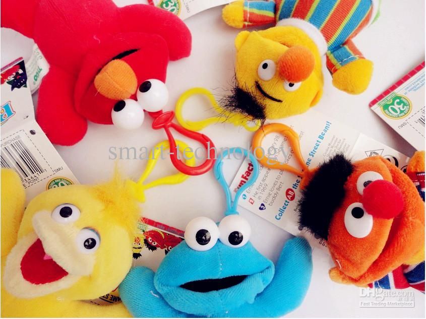 elmo plush keychain
