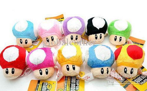 mario plush keychains