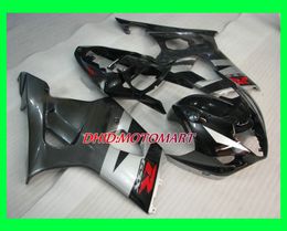 Injection mold Fairing kit for SUZUKI GSXR1000 K3 03 04 GSXR 1000 2003 2004 ABS Grey silver black Fairings set SE27