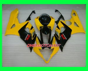 Kit de carénage en moulage par Injection pour SUZUKI GSXR1000 2005 2006 GSX R1000 GSXR 1000 K5 05 06, ensemble de carénages jaune noir + cadeaux SG04