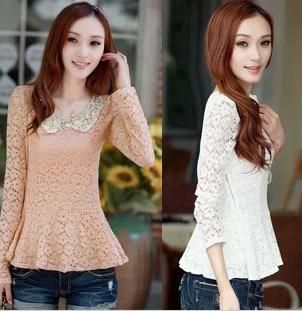 korean lace tops design