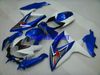 7Geschenke!! Kundenspezifisches Verkleidungsset für Suzuki GSXR600 750 2008 2009 GSXR 600 GSXR 750 K8 08 09 weiß blau Verkleidungsset Sw52