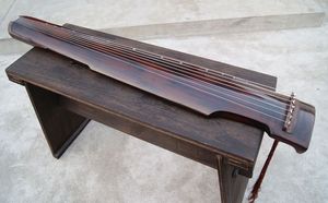 Exempt freight,Wonderful Chinese Exquisite 7 Strings Old GuQin