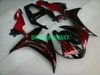 Zestaw motocyklowy dla Yamaha YZFR1 02 03 YZF R1 2002 2003 YZF1000 ABS Red Flames Black Fairings Set + Gifts YC06