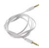 35mm Male to Male Stereo Aux car Audio Cable for headphone MP3 1M noodle flat 100pcs1930440