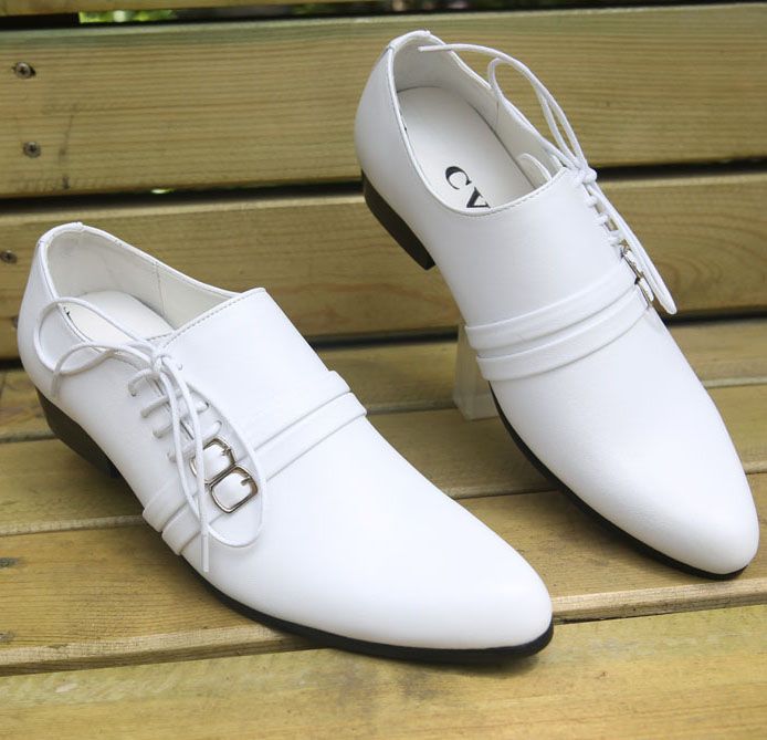 mens white prom shoes