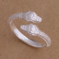 Low Price Top quality 925 silver snake rings fashion unisex jewelry free shipping 20pcs/lot