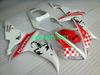 Kit de carénage de moto pour YAMAHA YZFR1 02 03 YZF R1 2002 2003 YZF1000 ABS blanc rouge ensemble de carénages + cadeaux YC12