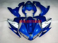 Motorcykel Fairing Kit för Yamaha YZFR1 04 05 06 YZF R1 2004 2005 2006 YZF1000 ABS Blue White Fairings Set + Gifts YD04