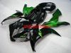 Full Tank COVER FAIRING KIT FÖR YAMAHA YZFR1 04 05 06 YZF R1 2004 2005 2006 YZF1000 Green Black Fairings Set + Gifts YD13