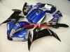 Full Tank Fairing Kit voor Yamaha YZFR1 04 05 06 YZF R1 2004 2005 2006 YZF1000 ABS BLAUW BLACK FACKINGS SET + GIFTEN YD16