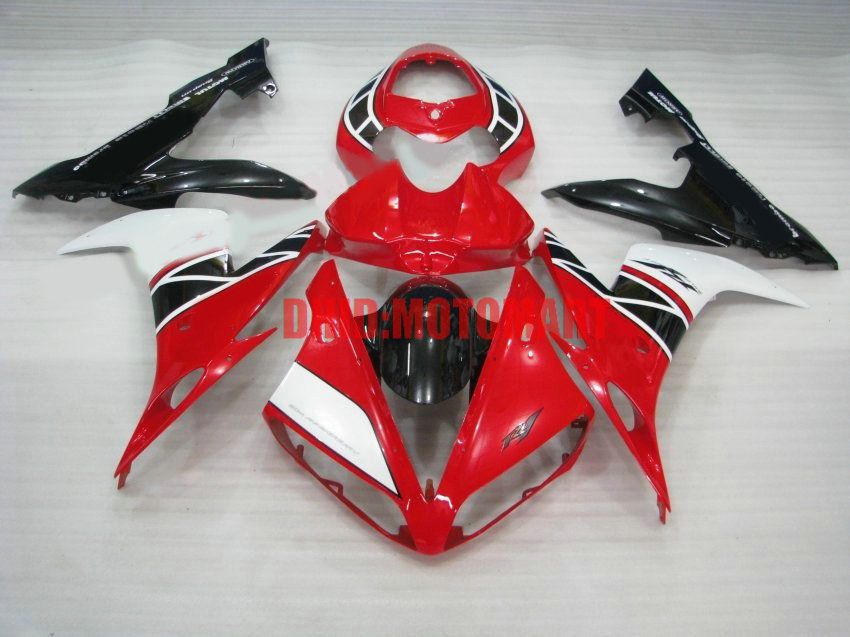 Kit stampo iniezione per YAMAHA YZFR1 04 05 06 YZF R1 2004 2005 2006 YZF1000 ABS Set carenature bianco rosso + regali YD28