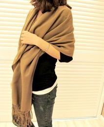 Solid Plain Ponchos Shawl Stole Scarf Wraps shawls Scarves Neckerchief Sarongs headband 210*60cm GIFT 2PCS/LOT #3212