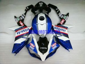 Pełna pokrywa zbiornika Kit dla Yamaha YZFR1 YZF R1 YZF1000 ABS White Blue Fairings Set Gifts YE05