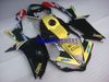 Copri serbatoio completo Kit carenatura per YAMAHA YZFR1 07 08 YZF R1 2007 2008 YZF1000 ABS Set carenature giallo nero + regali YE04