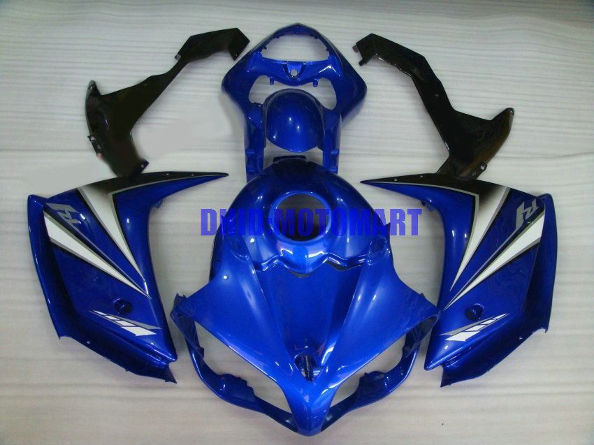 

Full tank cover Fairing kit for YAMAHA YZFR1 07 08 YZF R1 2007 2008 YZF1000 ABS Blue black Fairings set+gifts YE10, Multi-color