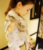 Raccoon Fur Scarf Wraps Shawl Stole Ponchos Sjalar Scarves Neckerchief Headband 220 * 28cm Present # 3223