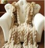 Raccoon Fur Scarf Wraps Shawl Stole Ponchos Sjalar Scarves Neckerchief Headband 220 * 28cm Present # 3223