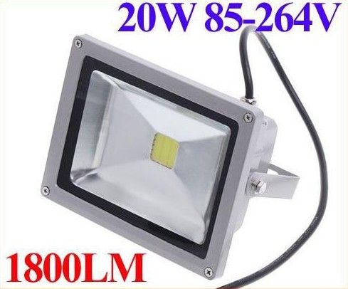 AC 85-265V 20W 1800LM LANDLIGHT Vattentät landskap Ljus flödesljus LED-ljusljus