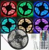 Waterdichte stroken IP65 5M 300 LED's SMD 5050 RGB-lichten LED-strips + afstandsbediening + 12V 5A-voeding met EU / US / AU / UK-stekker