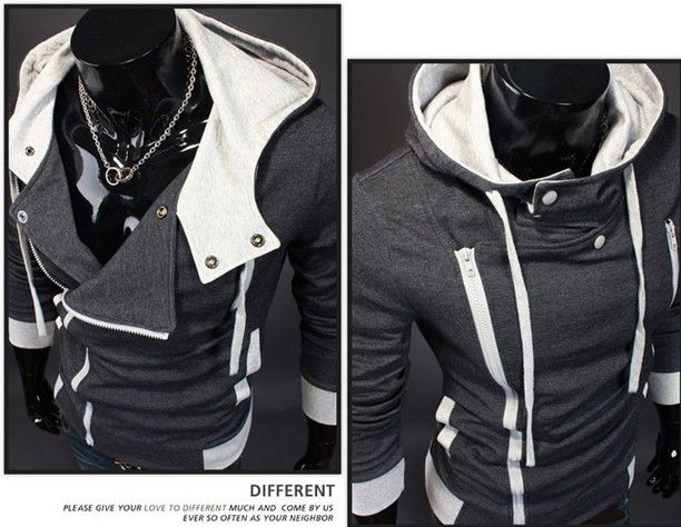 2013 New Mens Clothing Assassins Creed Desmond Miles Cosplay Costume ...