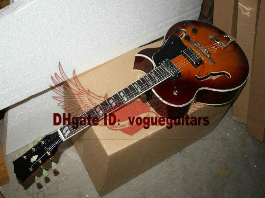 Custom Shop Classic Honey Burst 175 Hollow Jazz Guitar OEM High Caffice4256427