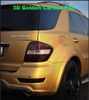 Gold 3D Carbon Fibre Vinyl wrap carbon Fire 3d Car Wrap Film with air release For Vehicle / table / boat / loptop skin size 1.52x30m/rRoll