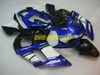 Zestaw motocyklowy dla Yamaha YZFR6 98 99 00 01 02 YZF R6 1998 2002 YZF600 Blue White Black Fairings Set + Gifts YG03