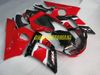 Kit de carénage de moto pour YAMAHA YZFR6 98 99 00 01 02 YZF R6 1998 2002 YZF600 ABS rouge noir Ensemble de carénages + cadeaux YG19