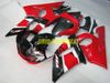 Kit de Carenagem de motocicleta para YAMAHA YZFR6 98 99 00 01 02 YZF R6 1998 2002 YZF600 ABS vermelho preto Carenagens set + presentes YG19