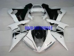 Motorcycle Fairing kit for YAMAHA YZFR6 03 04 05 YZF R6 2003 2004 2005 YZF600 ABS White black Fairings set+gifts YH05