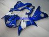 Kit de Carenagem de Motocicleta para YAMAHA YZFR6 03 04 05 YZF R6 2003 2004 2005 YZF600 ABS Branco azul Carimbos + presentes YH06